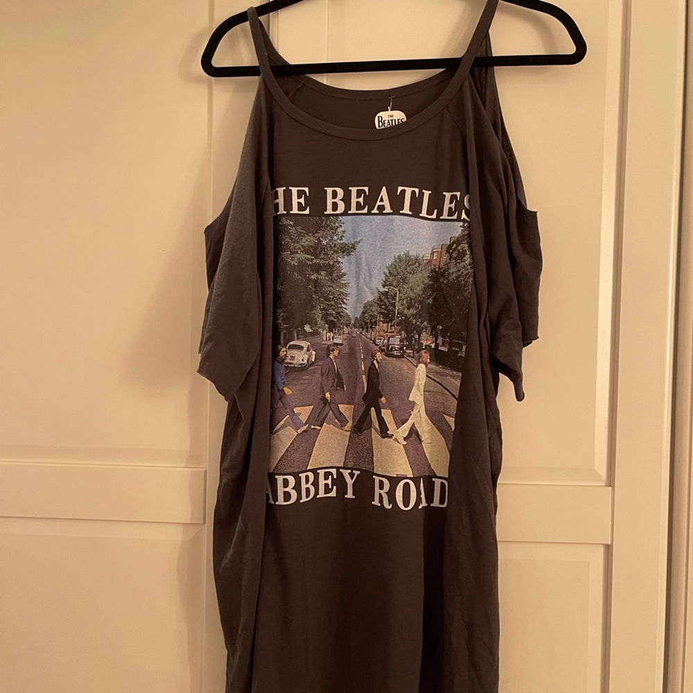 Beatles Abbey Road Cold Shoulder Tee